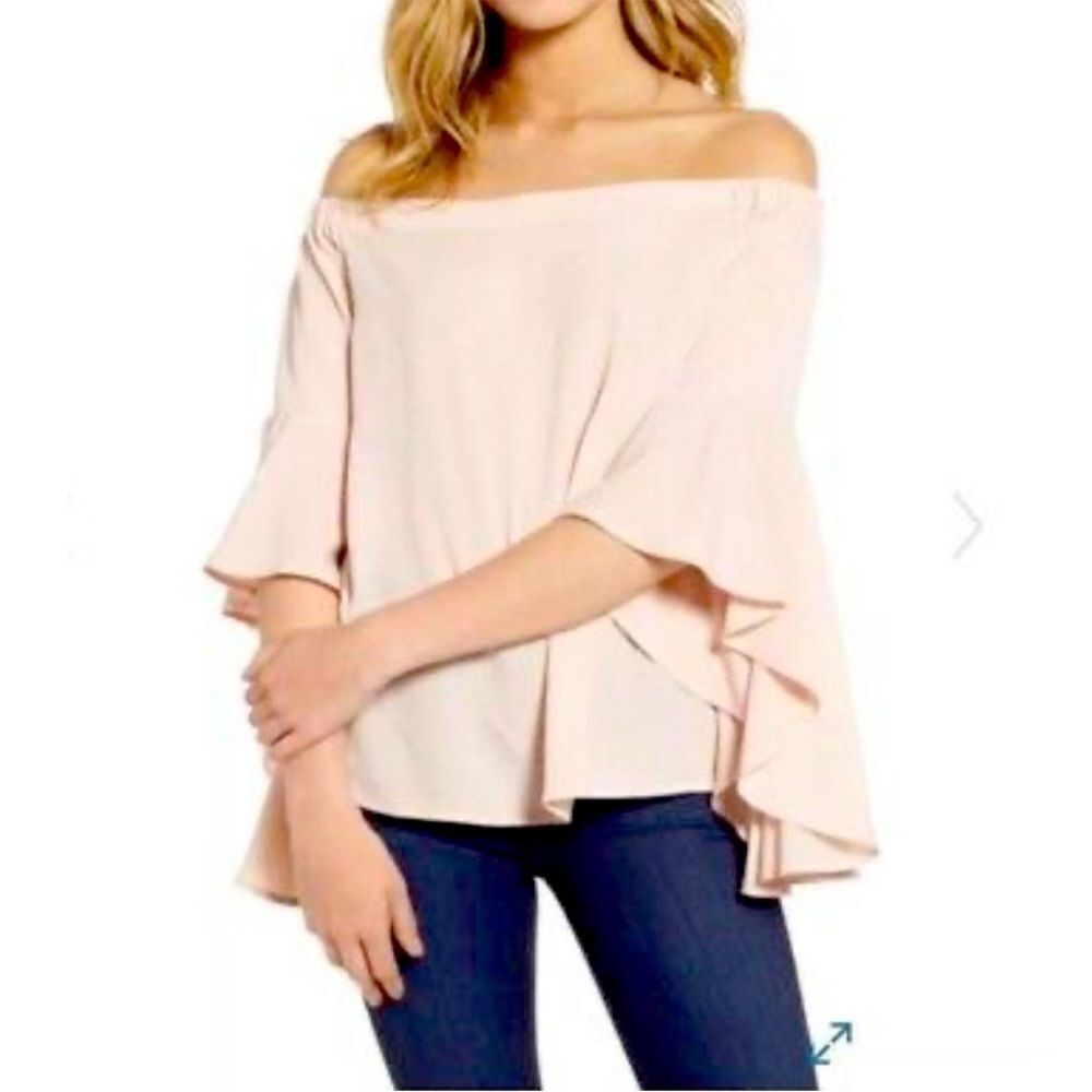 NWT Chelsea28 Off shoulder Top pink hero size M - Picture 1 of 11